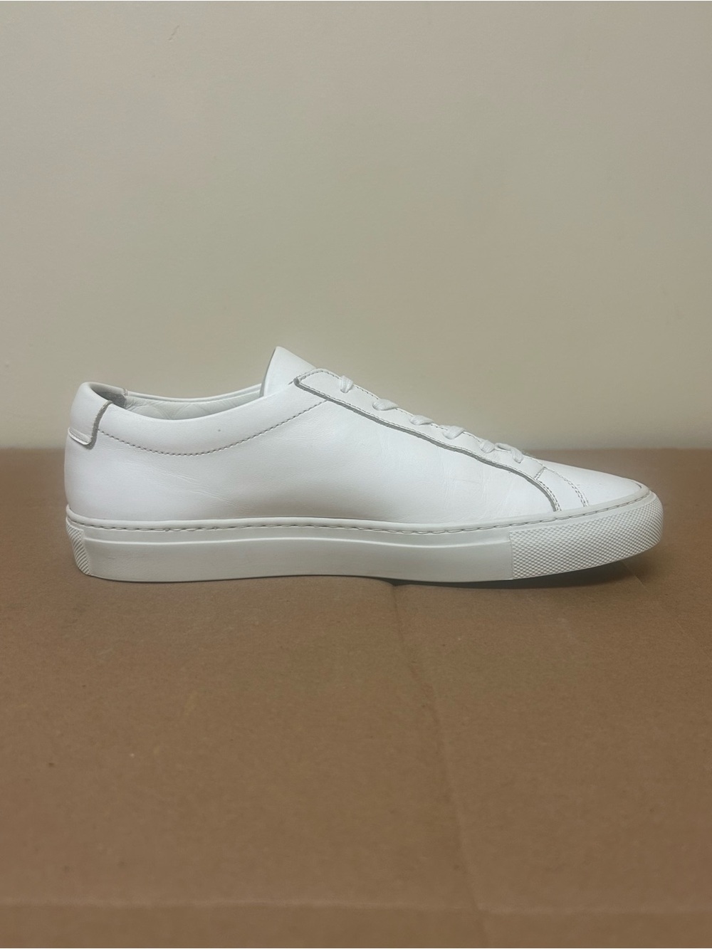 Common Projects White Leather Low-Top Sneakers. - Picture 4 of 9